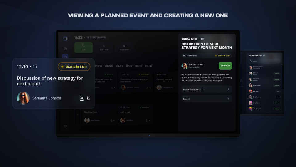 app UI